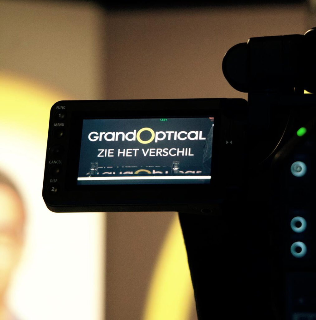Professionele livestream in studio Utrecht voor GrandOptical