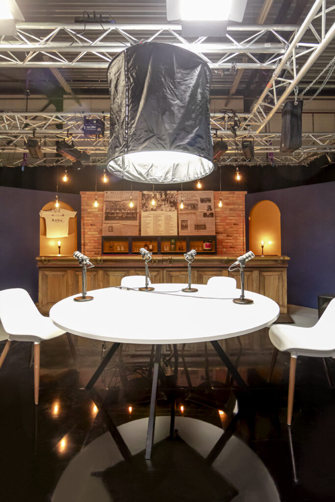 Podcast opname studio in de buurt van Roosendaal