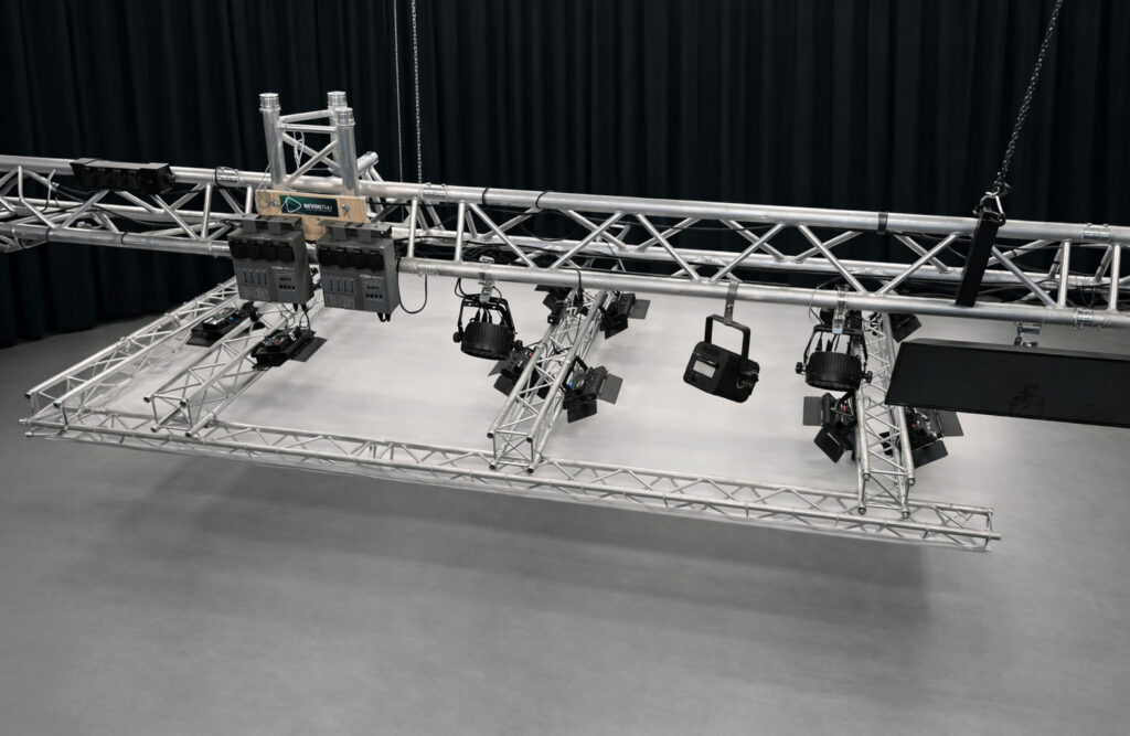 Een grote softbox met instelbaar licht