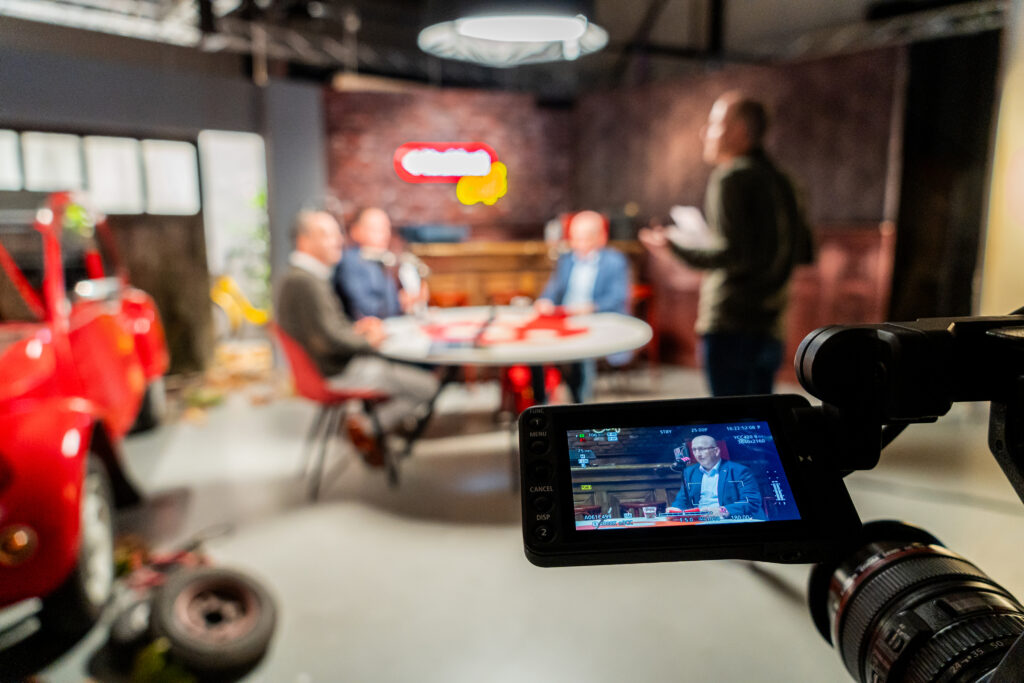 Podcast opnemen op locatie met professionele opname apparatuur