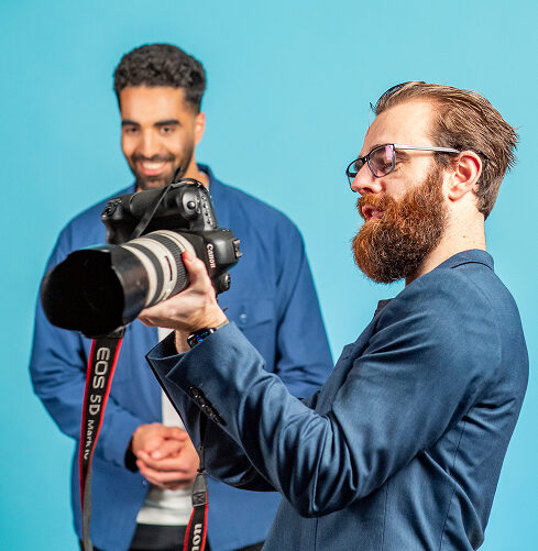 Binnenkant fotostudio die te huren is in Houten