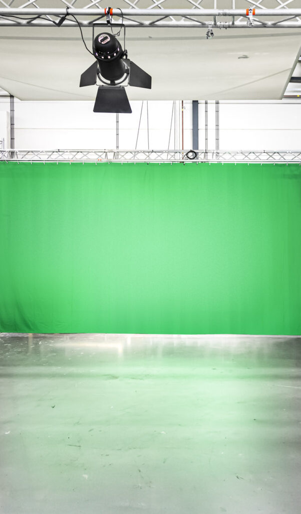 filmstudio met greenscreen huren bij Revontuli