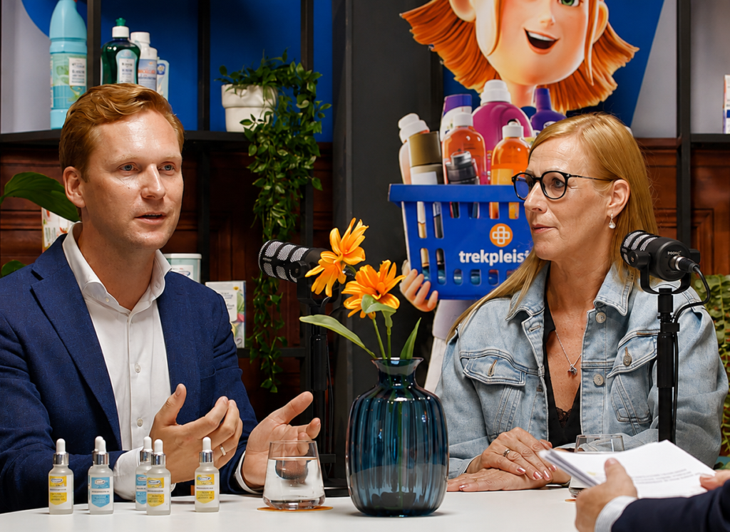 Professionele podcast opname voor een bedrijf uit Ede in de studio van Revontuli in IJsselstein