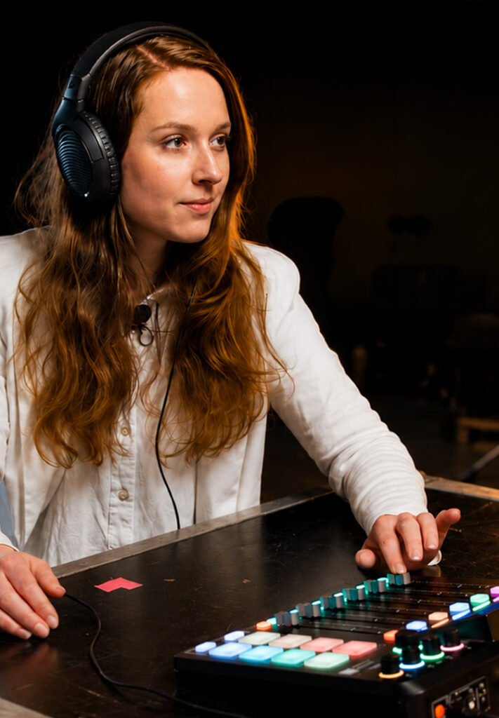 Filmstudio in IJsselstein om een podcast op te nemen