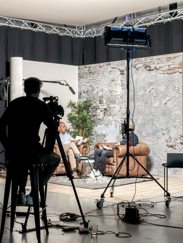 Video opnames bij Studio Revontuli in IJsselstein