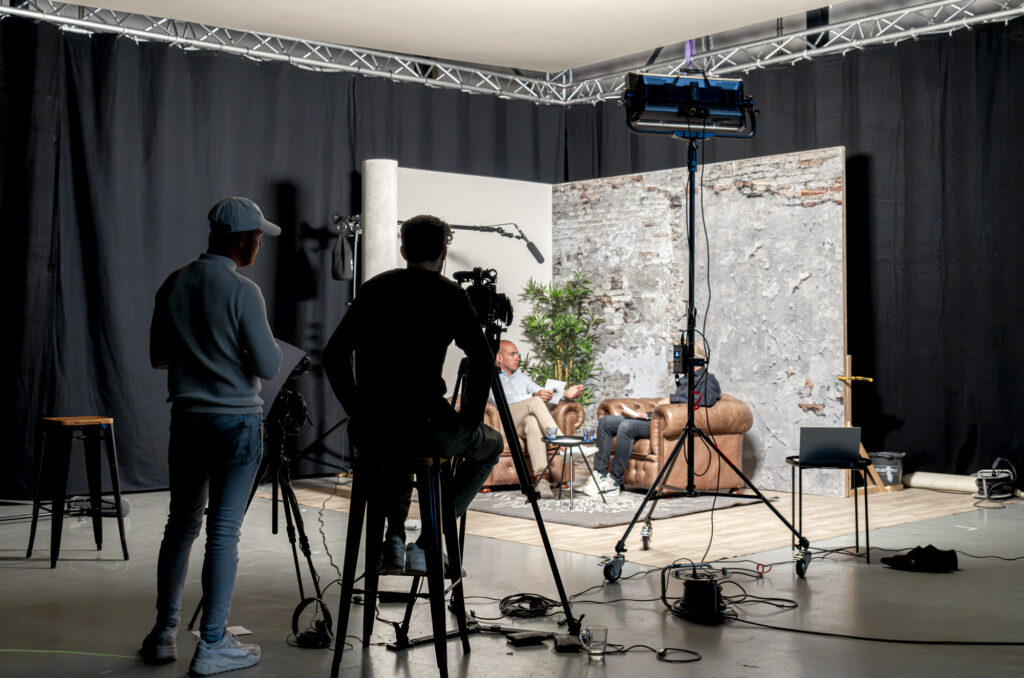 Professionele podcast opname in Veenendaal met mobiele setup van Revontuli